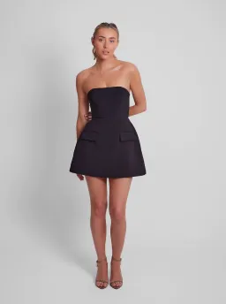 Odd Muse The Ultimate Muse Strapless Dress in Black Size 12 for rent on The Volte - image 1