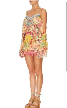 Camilla Franks Drop Shoulder Playsuit Kimono Kisses Size S / AU 10 for rent on The Volte - image 6