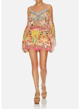 Camilla Franks Drop Shoulder Playsuit Kimono Kisses Size S / AU 10 for rent on The Volte - image 5