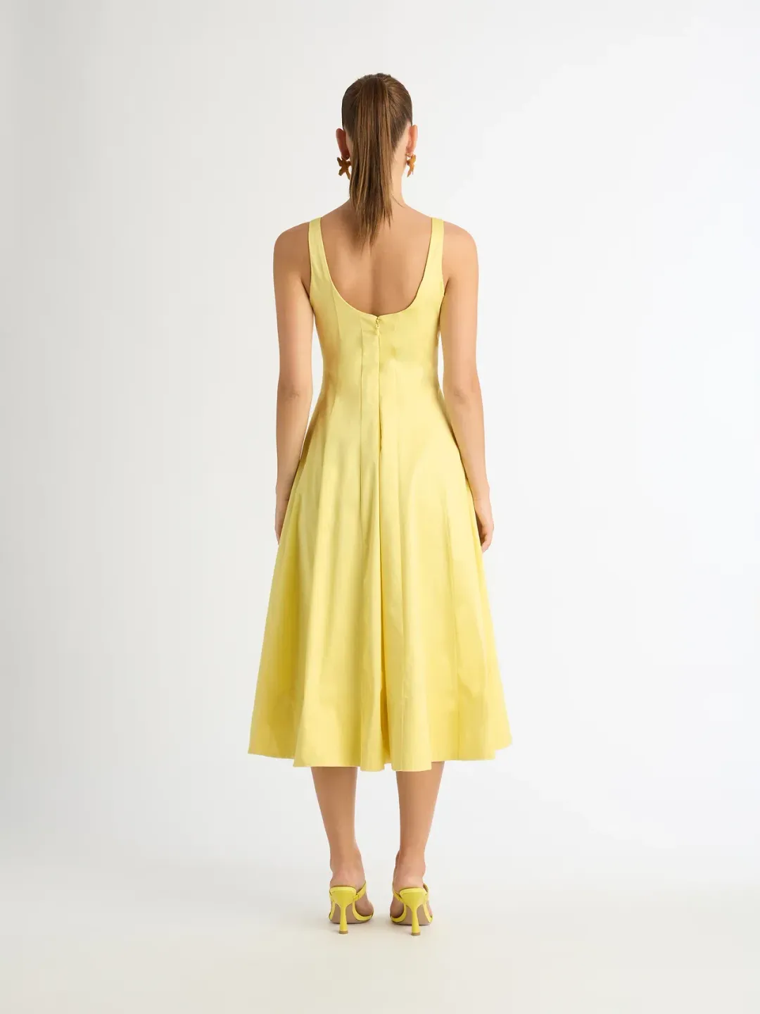 Sheike Mangolia Dress Yellow Size 18 for rent on The Volte - main image