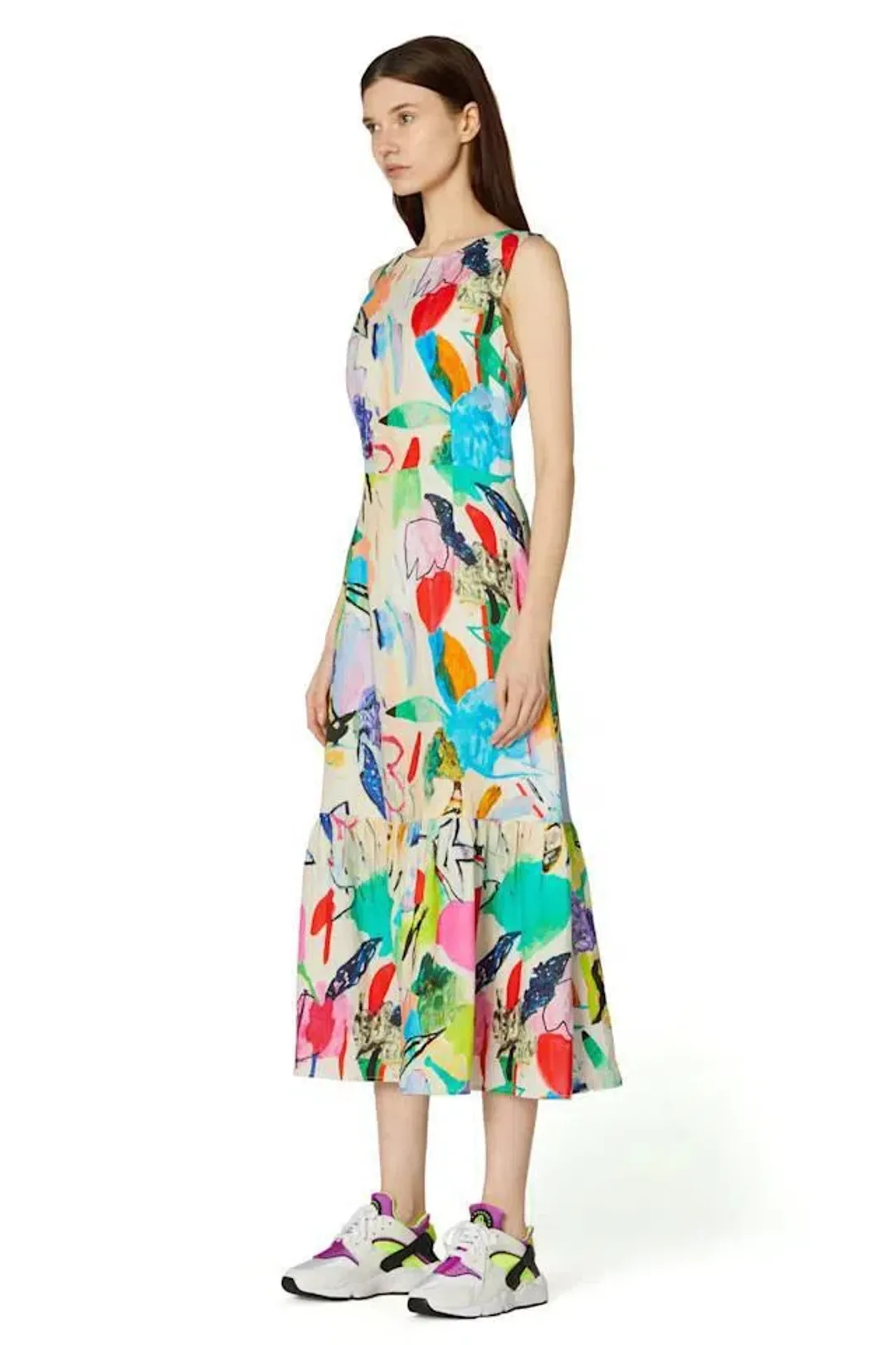 Gorman Flower in Fauve Dress Multi Size 14 for rent on The Volte - main image