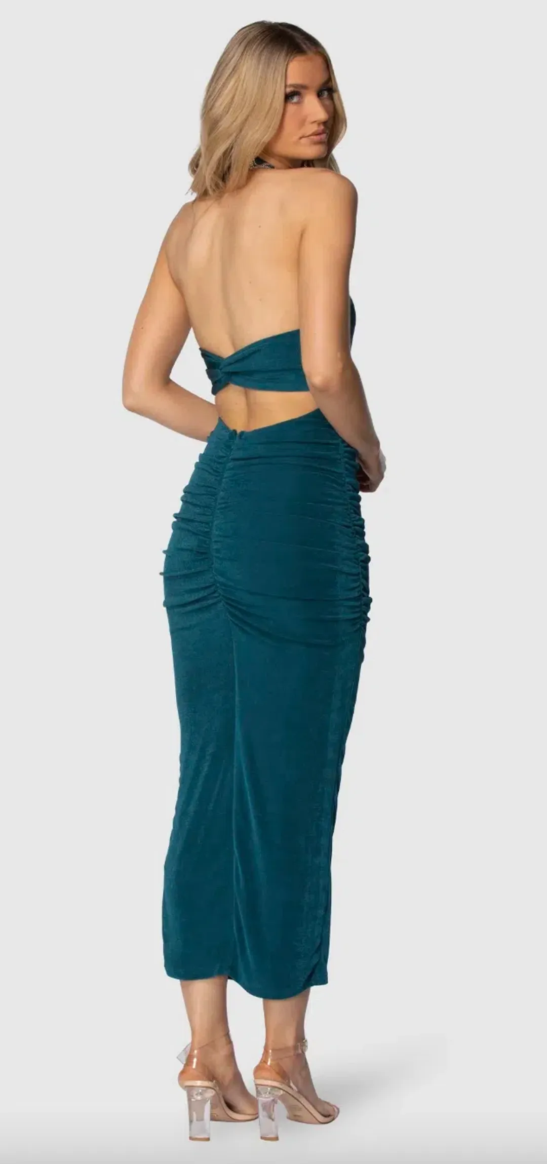 Pilgrim Ellis Dress Green Size 12 for rent on The Volte - main image