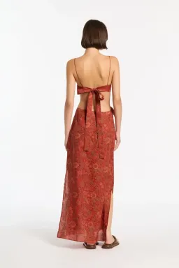Sir The Label Allegra Ramie Maxi Dress Floral Size 1 / AU 8 for rent on The Volte - image 2