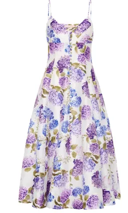 Sofia The Label Evie Midi Dress in Hydrangea Size 8 for rent on The Volte - image 4