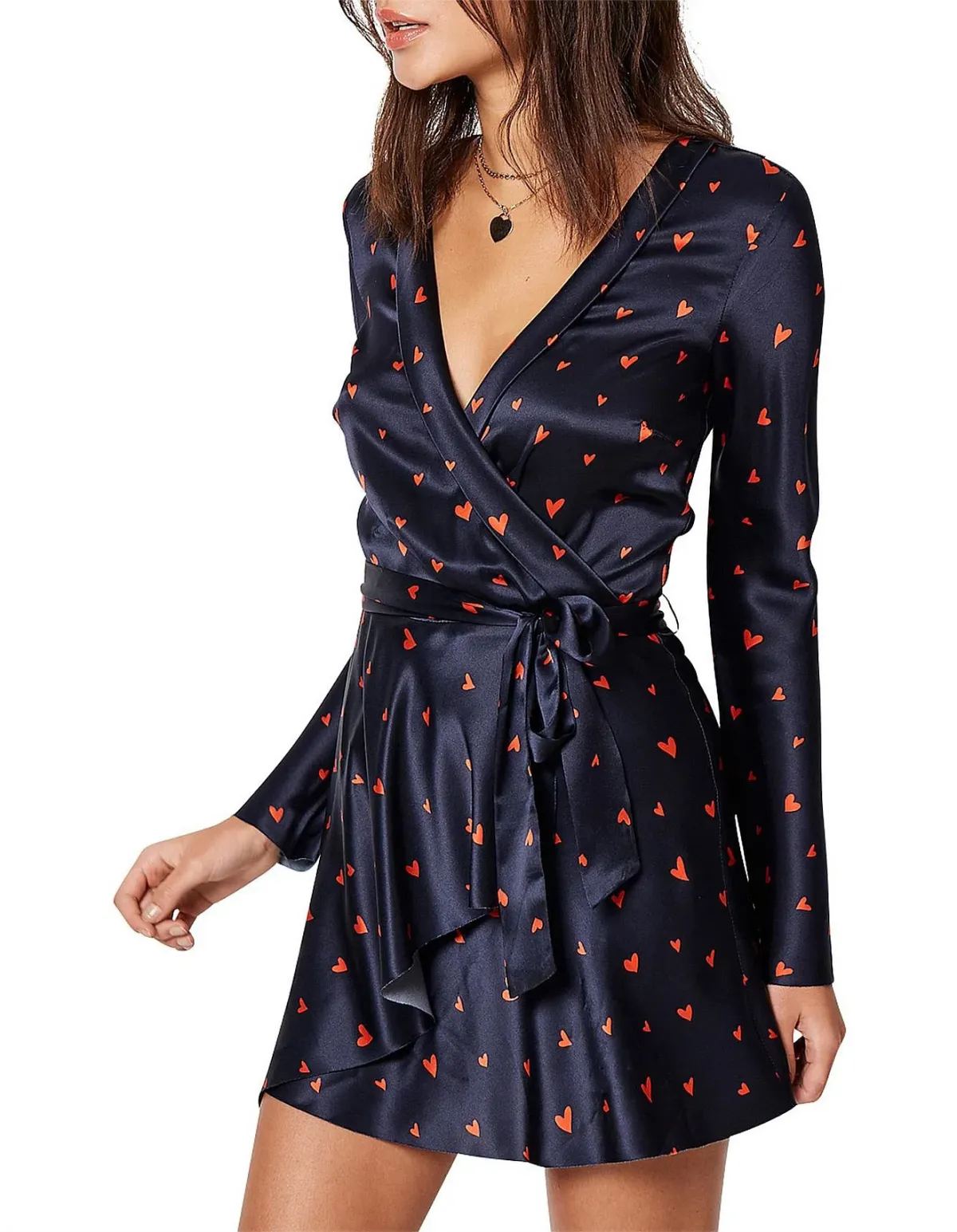 Bec & Bridge Love Spell Mini Dress Navy Red Size 10 - Image 6