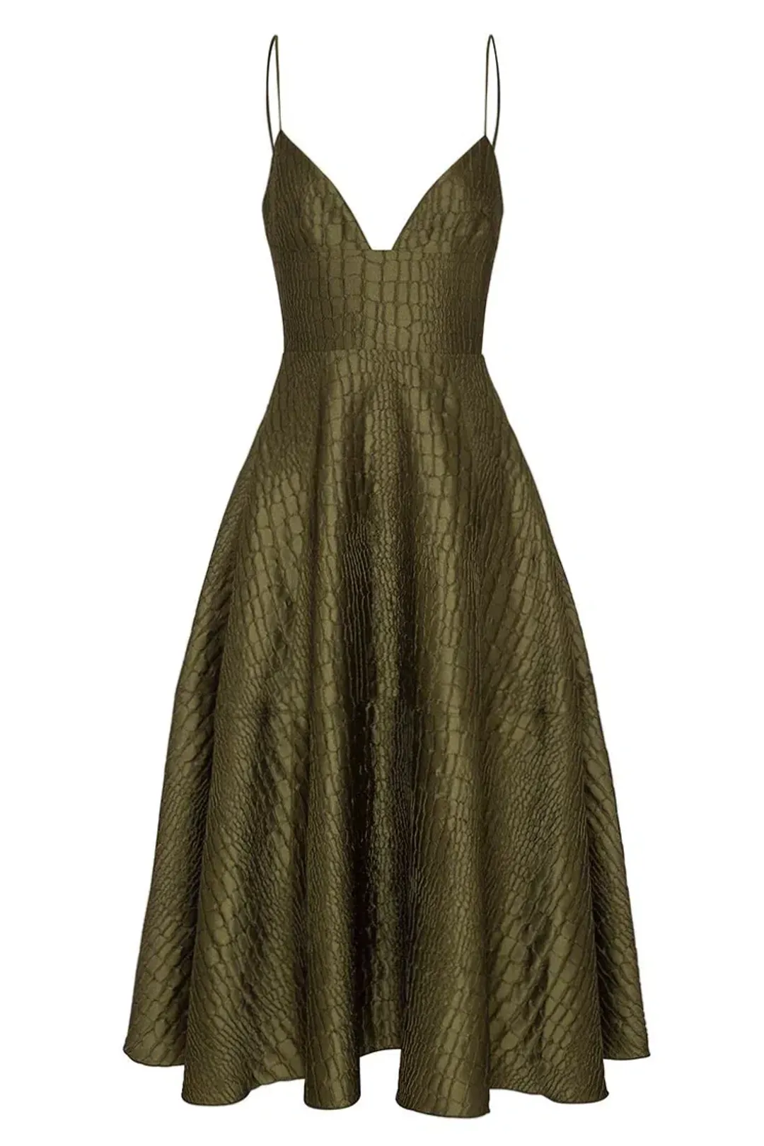 Alex Perry - La Verne Dress Khaki Size 6 for rent on The Volte - main image