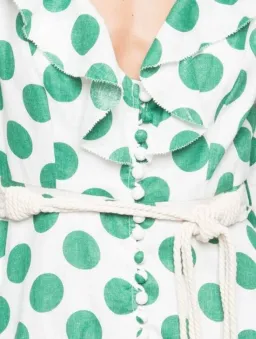 Zimmermann Amari Plunge Frill Long Dress Green Size 10 for rent on The Volte - image 6