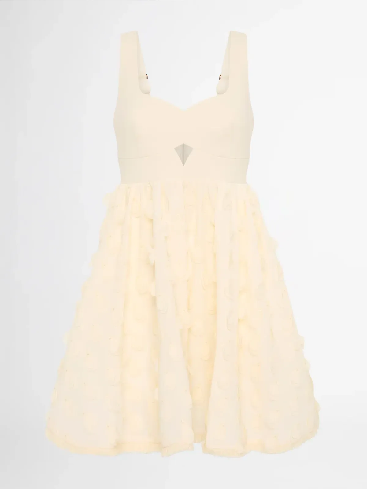 Sheike Imani Mini Dress Cream Size 16 - Image 4