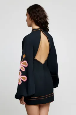 Significant Other Brooklyn Mini Dress Charcoal Size 12 for rent on The Volte - image 2