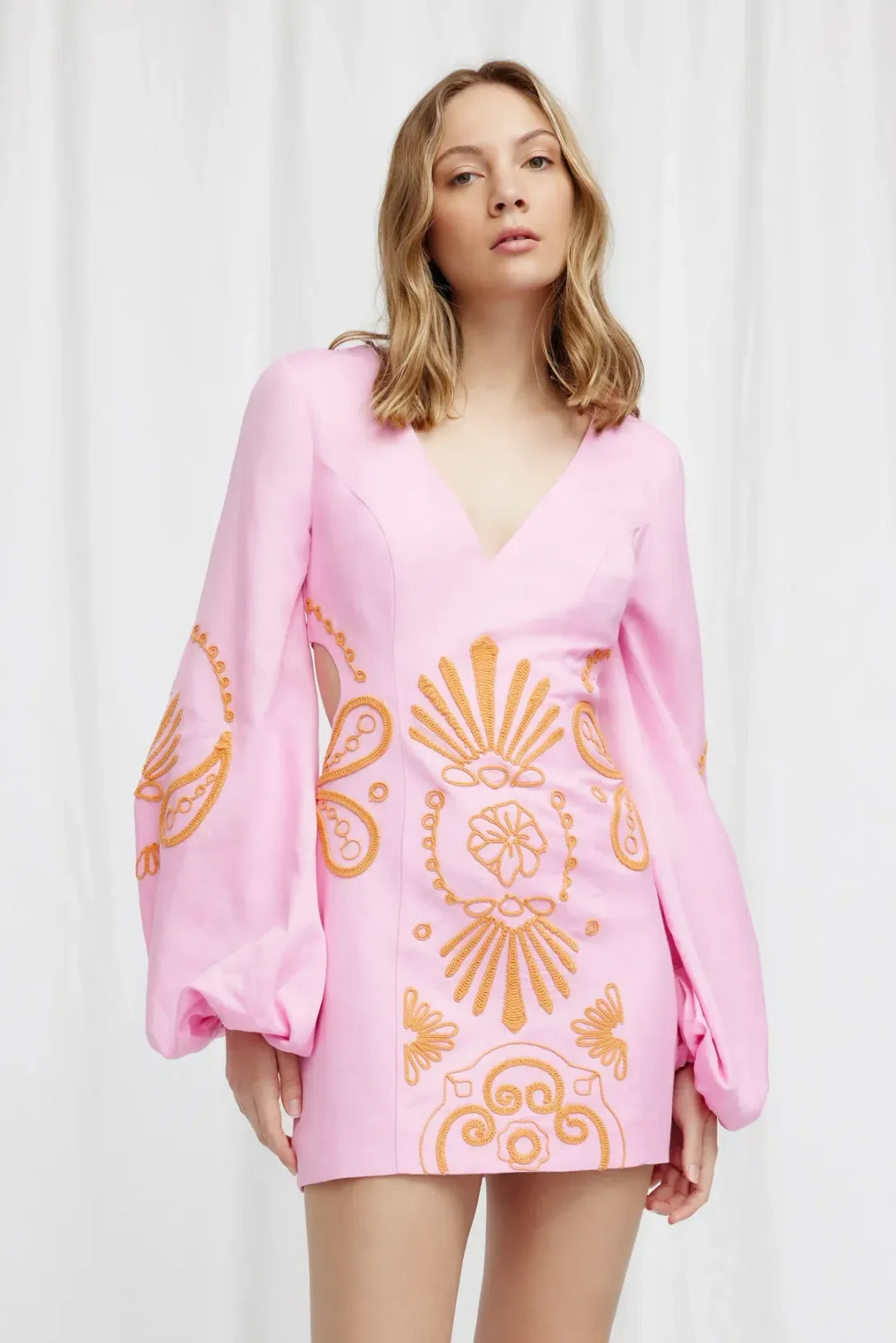 Significant Other Seren Mini Dress Fuchsia Size 12 for rent on The Volte - main image