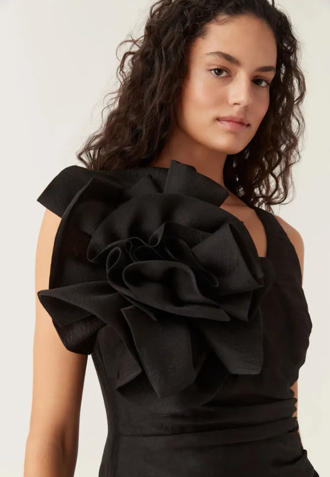 Aje Energy Mini Dress Black Size 6 for rent on The Volte - main image