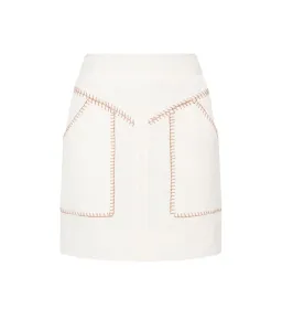 Aje Sahira Top & Skirt Set White Size 8 & 6 for rent on The Volte - image 3