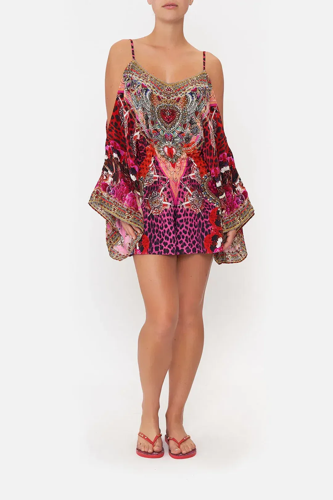 Camilla Franks Drop Shoulder Playsuit Artesania Mania Size S / AU 10 for rent on The Volte - main image