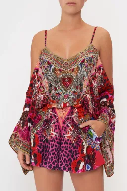 Camilla Franks Drop Shoulder Playsuit Artesania Mania Size S / AU 10 for rent on The Volte - image 3