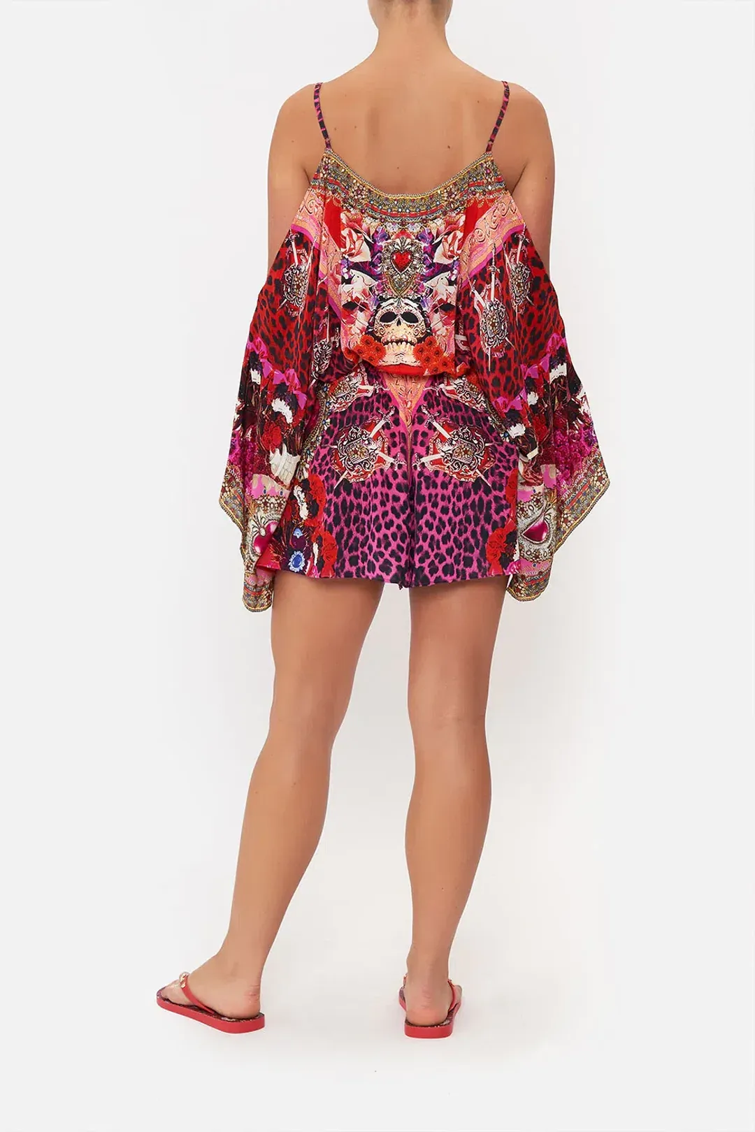 Camilla Franks Drop Shoulder Playsuit Artesania Mania Size S / AU 10 for rent on The Volte - main image