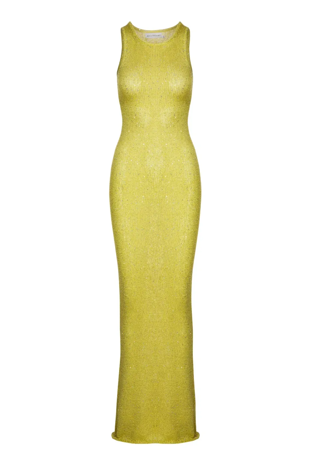 Asta Resort Natalia Dress Yellow Sequin Size S/ Au 8 for rent on The Volte - main image