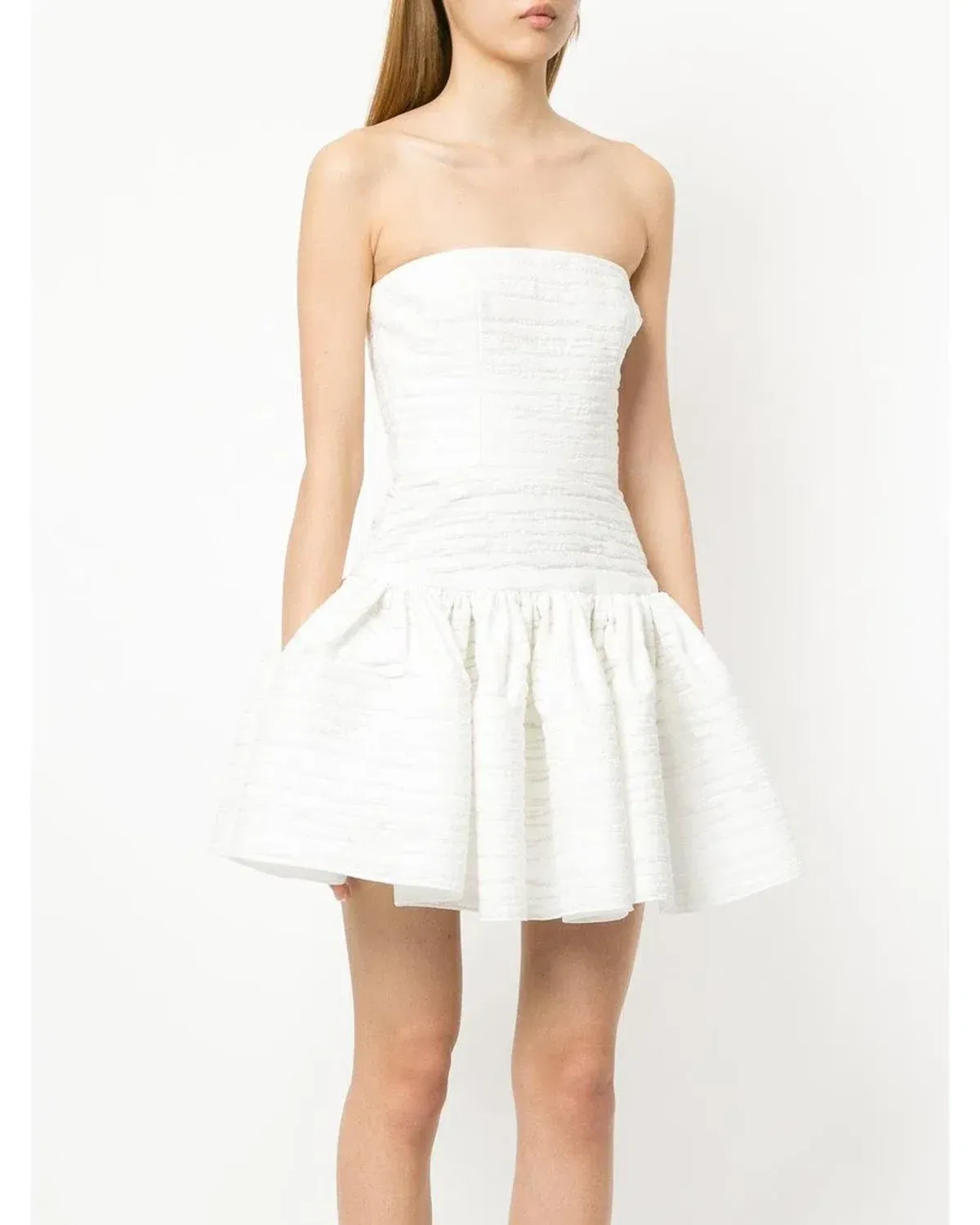 Alex Perry Sophie Stripe Jacquard Dress Size 10 - Image 2