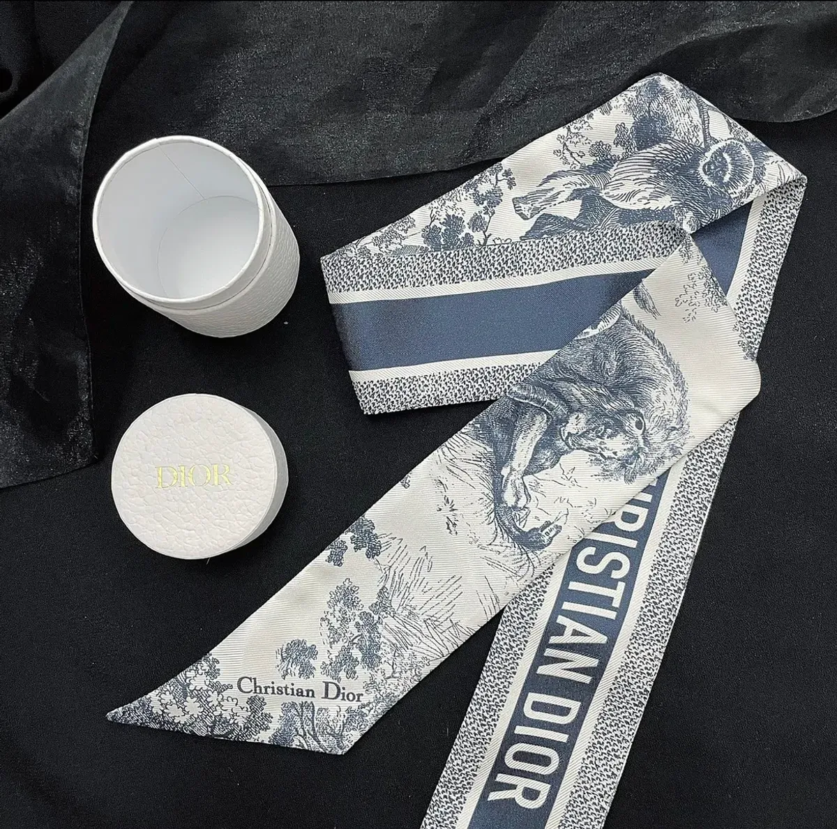 Dior Toile De Jouy Sauvage Mitzah Scarf - Image 2