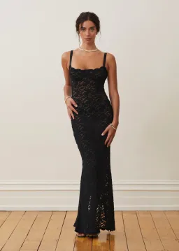 Arcina Ori Margot Maxi Dress Black Size L / AU 12 for rent on The Volte - image 1