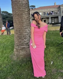 Rachel Gilbert Dahli Gown Pink Size 2/AU 10 for rent on The Volte - image 5