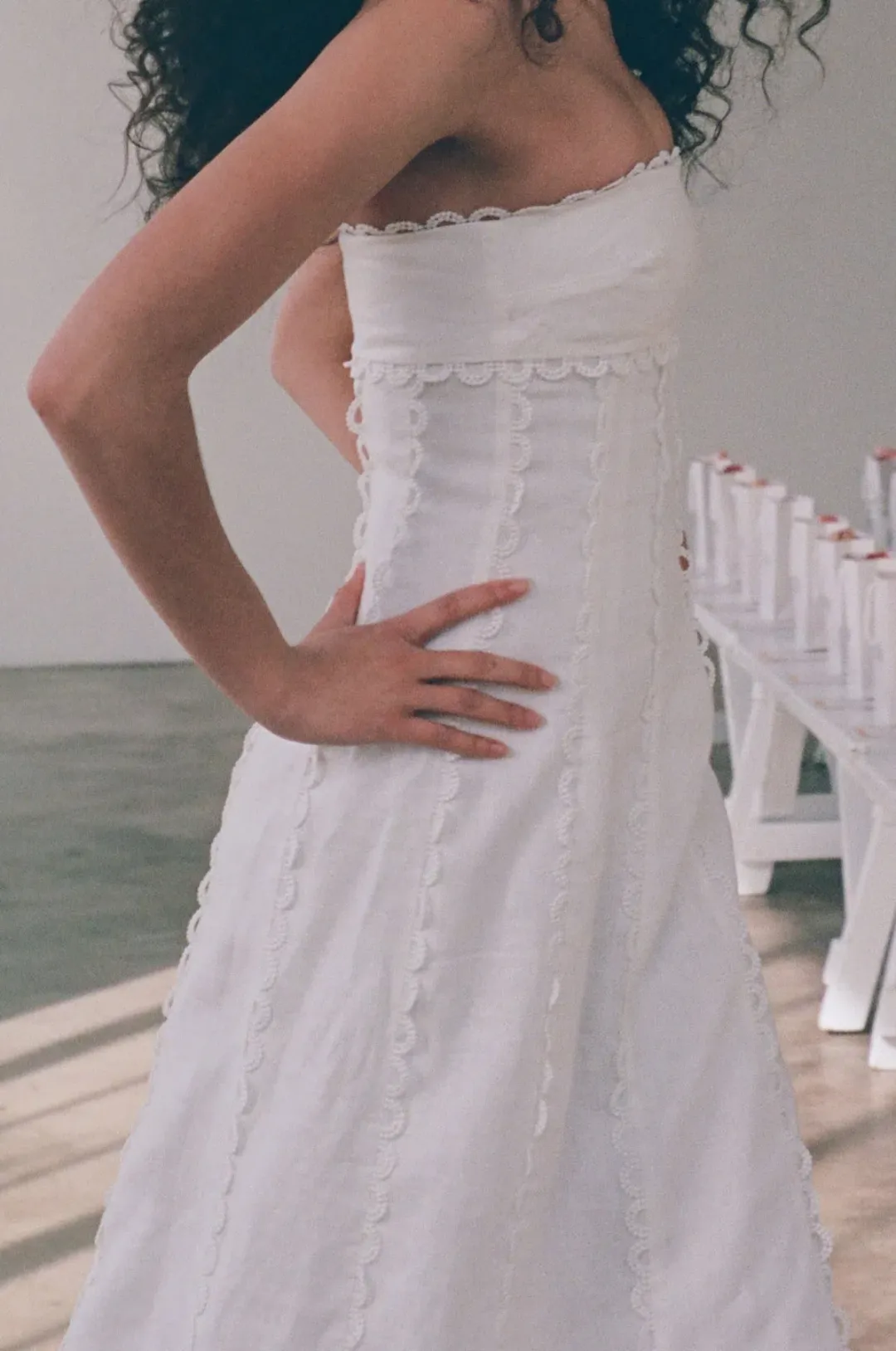 Zaco Zaila Maxi Dress White Size XS / AU 6 for rent on The Volte - main image