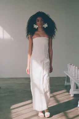 Zaco Zaila Maxi Dress White Size XS / AU 6 for rent on The Volte - image 1