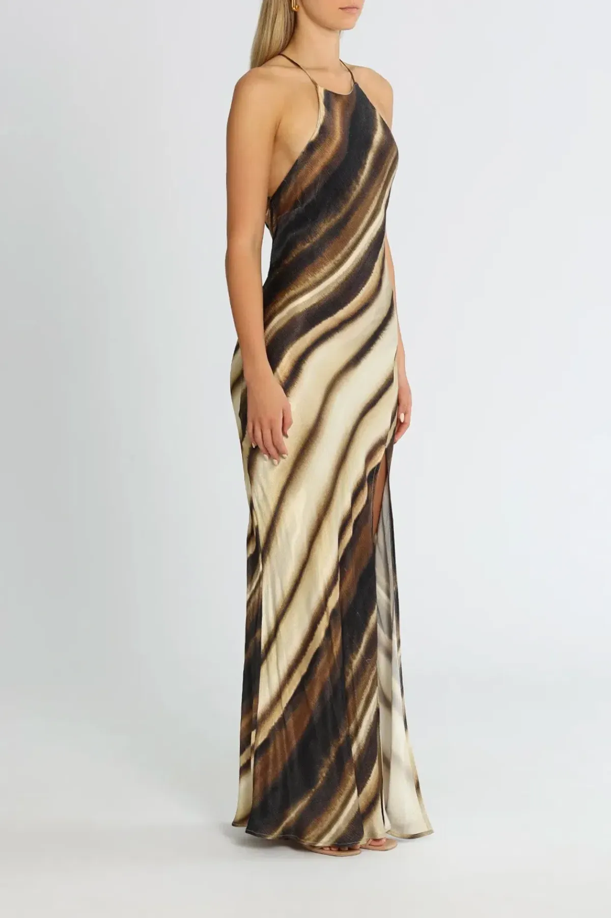 Bec & Bridge Watercolour Maxi Dress Print Size 8 - Image 2