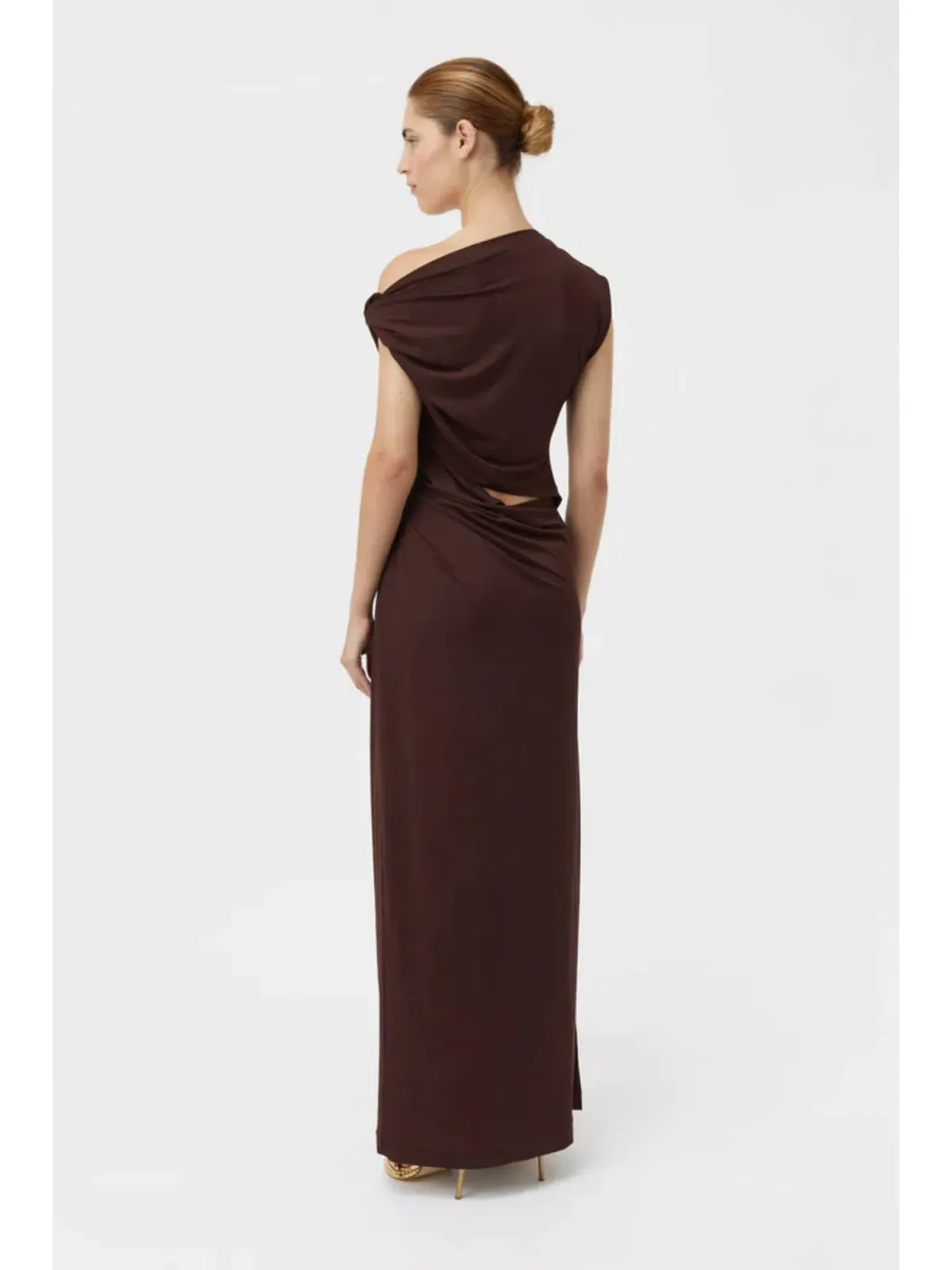 Camilla and Marc Annalise Dress in Chocolate Brown Size AU 10 - Image 2