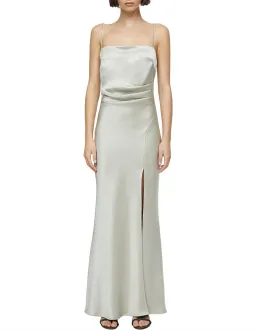 Bec & Bridge Nadia Square Neckline Tuck Detailing Maxi Dress Ecru Size AU 10 for rent on The Volte - image 1