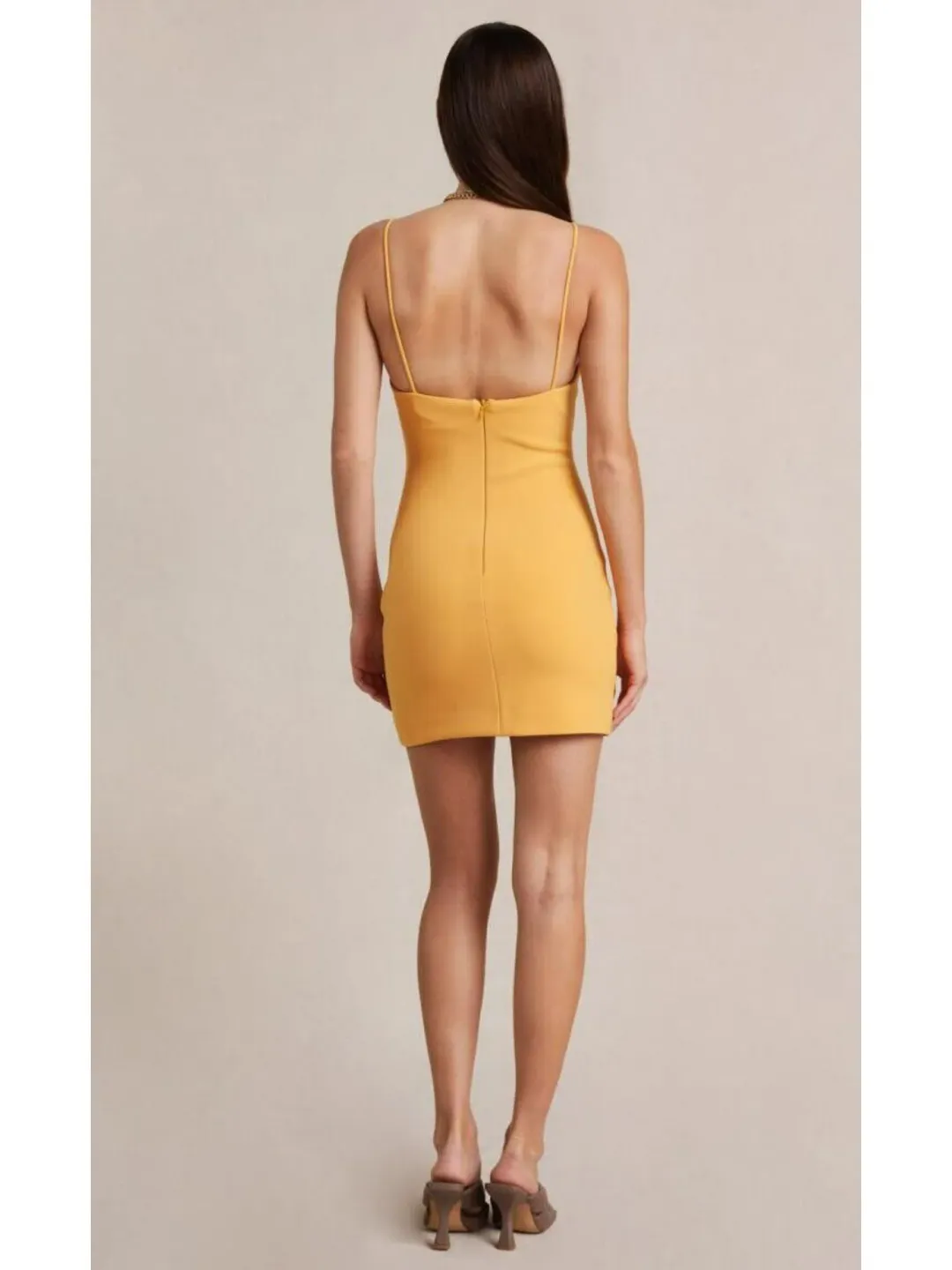 Bec & Bridge Cammi Mini Dress Orange Size AU 8 for rent on The Volte - main image