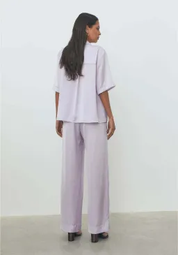 Viktoria and Woods Odyssey Shirt w/ Belt Lavender Size 00 / AU 4 for rent on The Volte - image 3