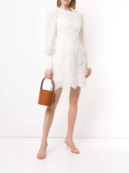 Rebecca Vallance Savannah Mini Dress Ivory Size 8 for rent on The Volte - image 1