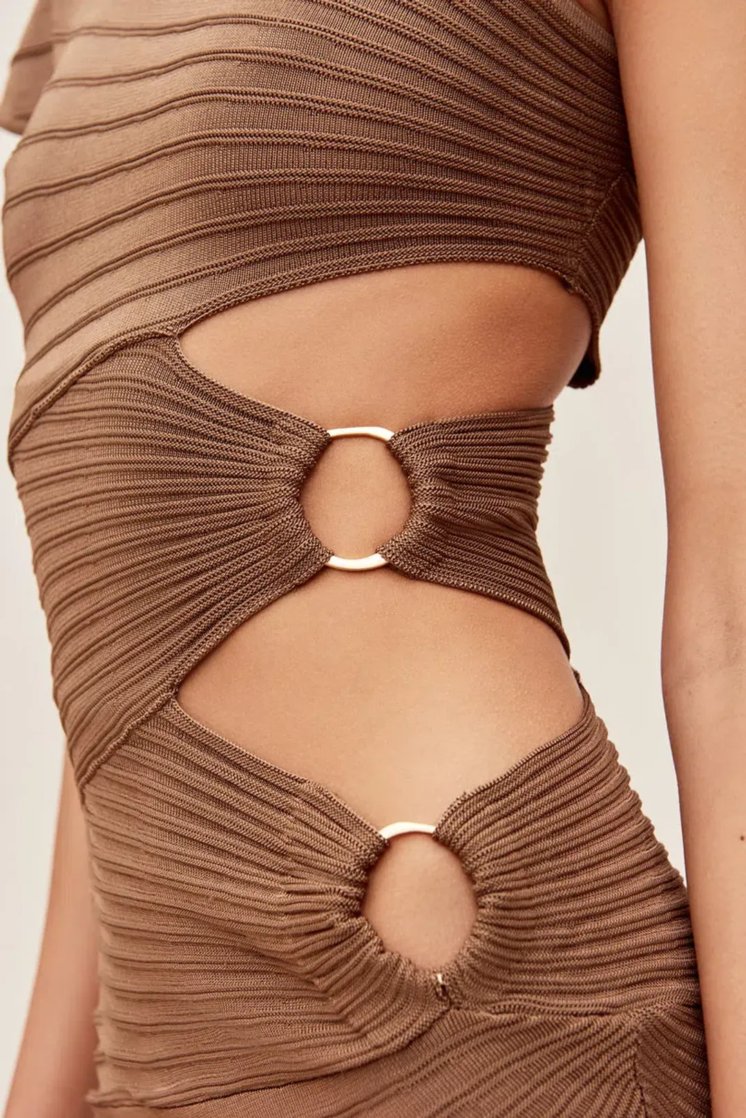 Cult Gaia Lurenz Midi Dress Affogato Size XS/AU 6 for rent on The Volte - main image