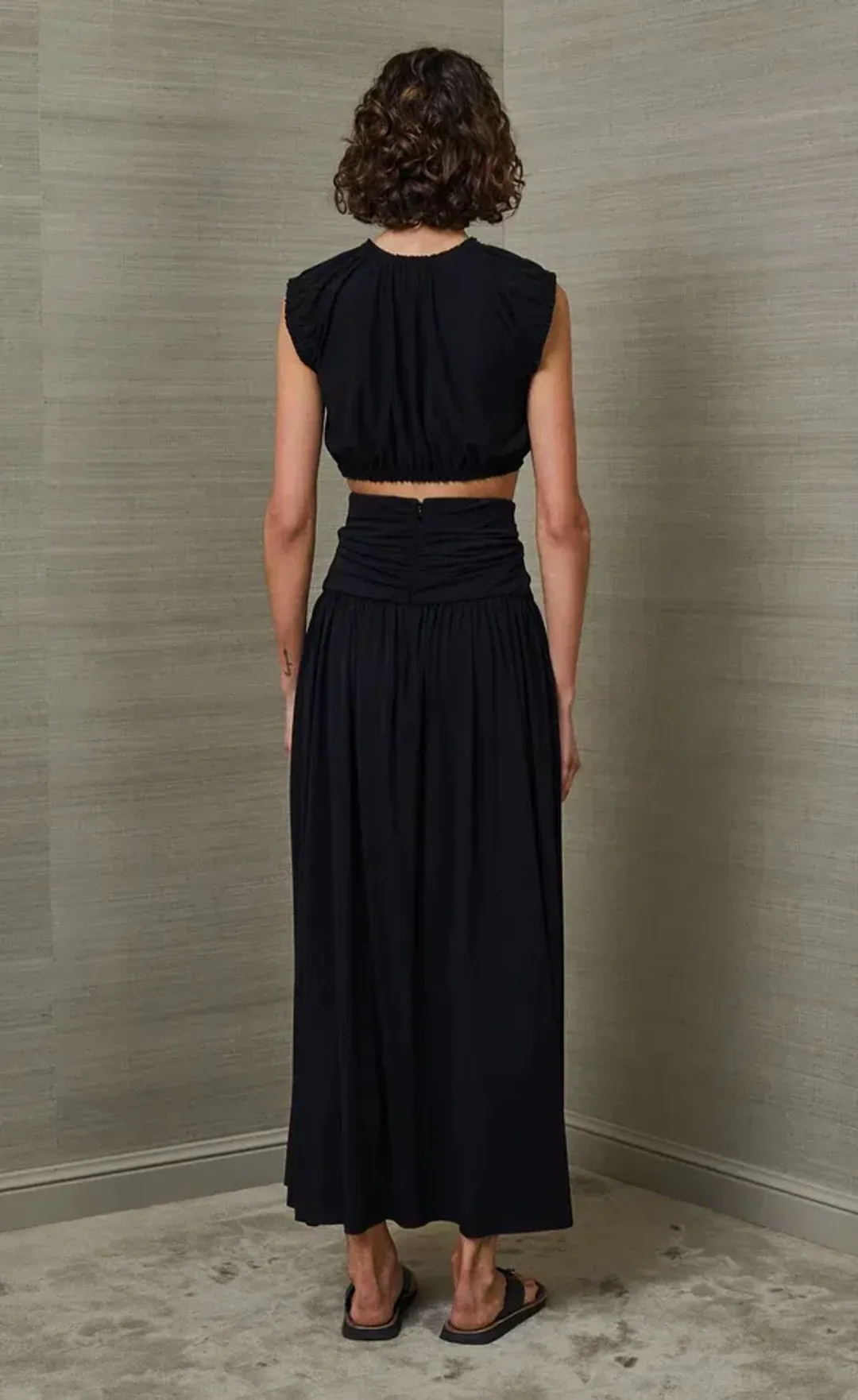 Bec & Bridge Minx Top And Skirt Set Black Size 8 for rent on The Volte - main image