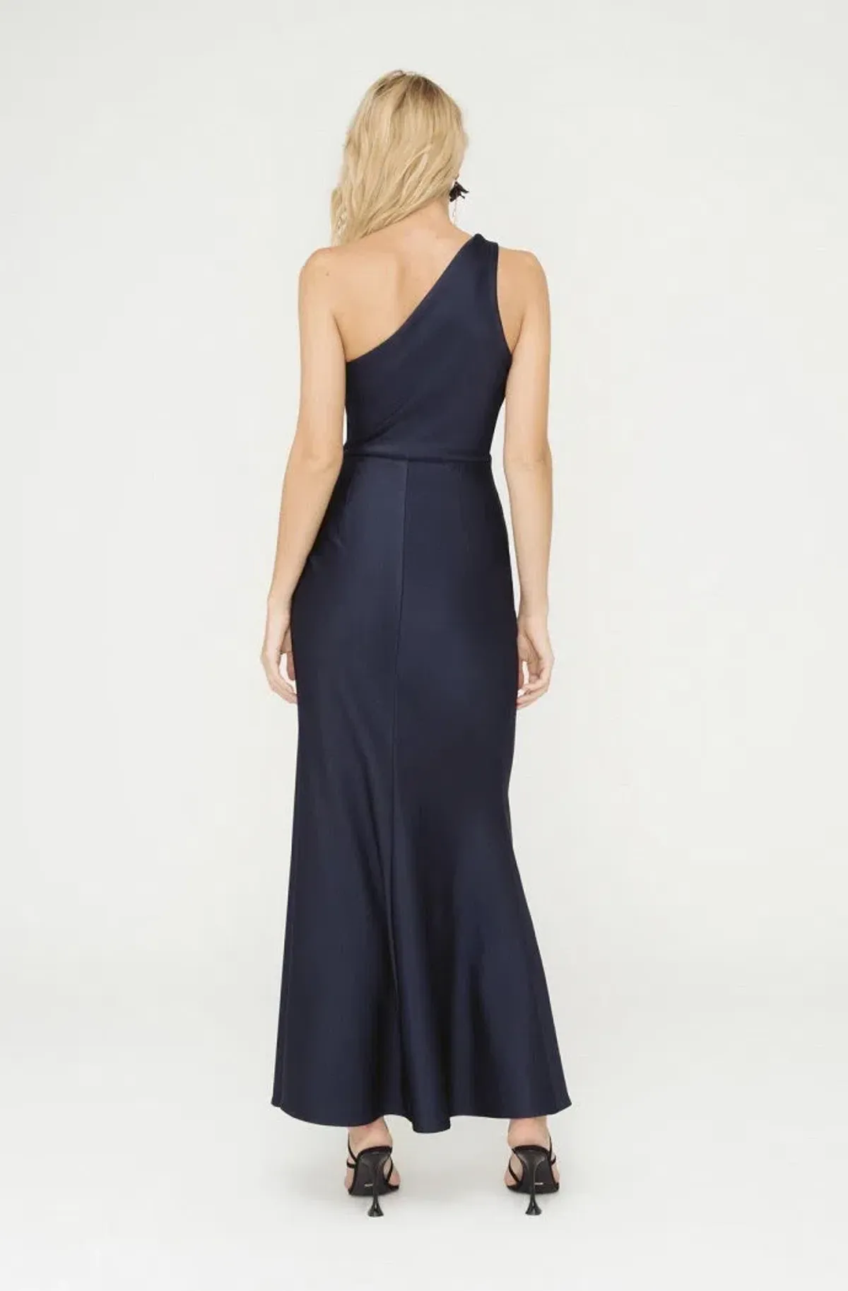 Sheike Matrix Maxi Gown Navy Size 14 - Image 4