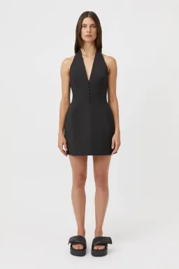 Camilla & Marc Petra Mini Dress Black Size 8 for rent on The Volte - image 2