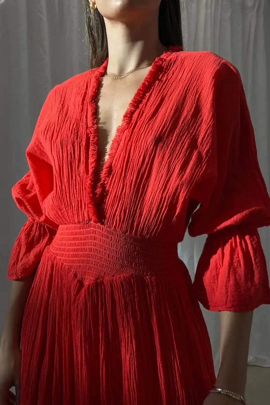 D'Artemide Eleni Dress Red O/S for rent on The Volte - main image