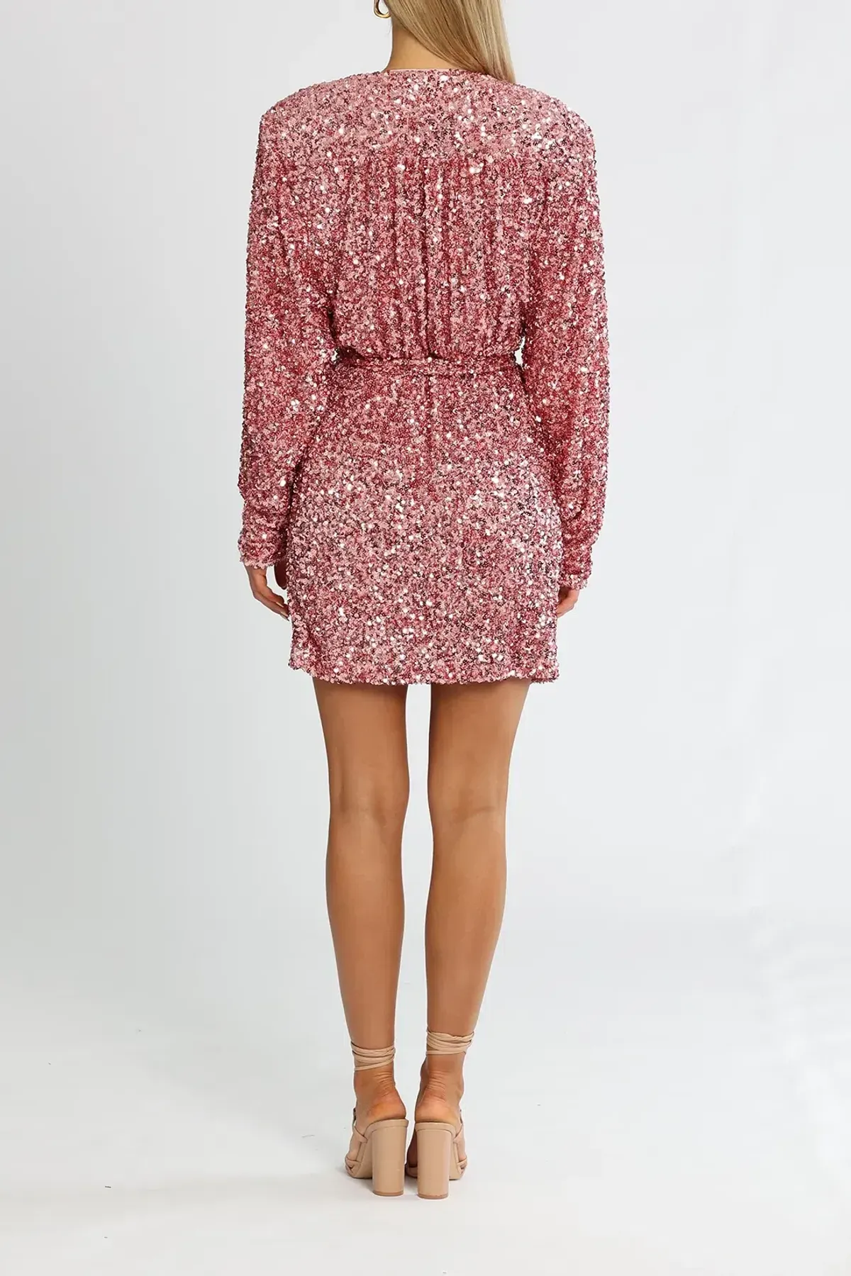 Rotate By Birger Christensen Samantha Rapture Rose Dress Print Size 16 - Image 3