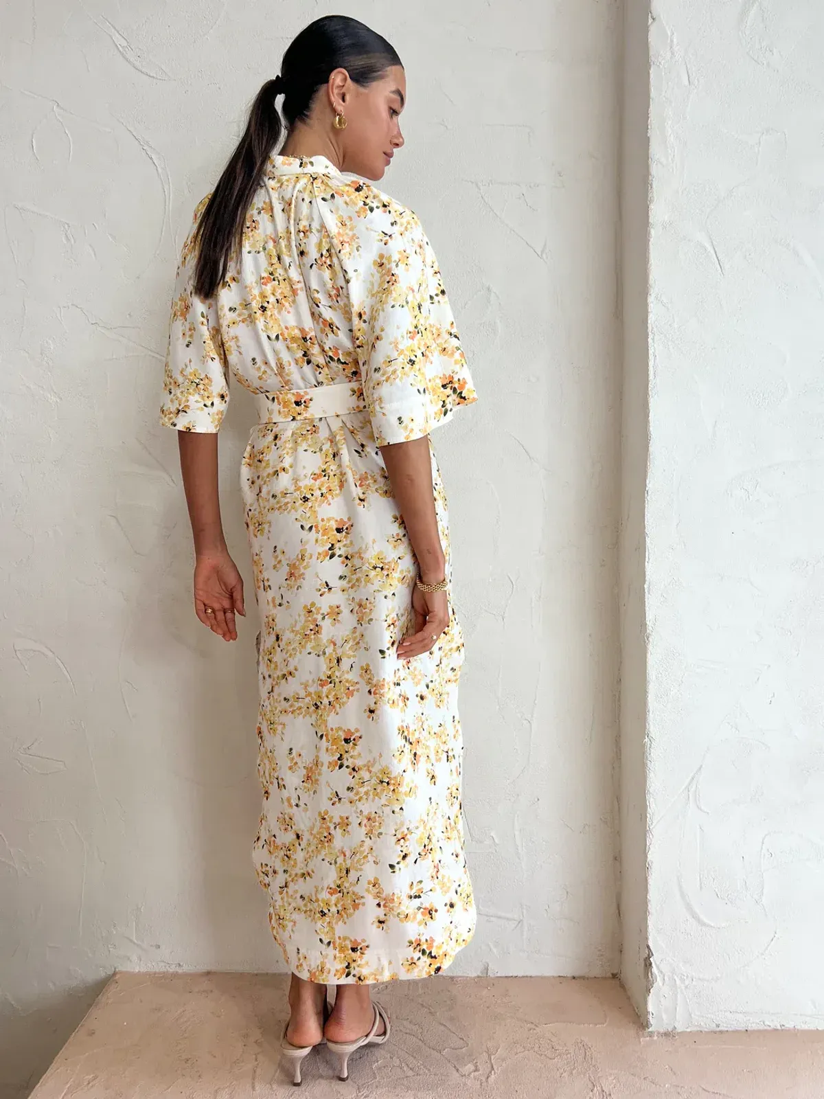 Significant Other Maia Midi Dress Floral Size 10 - Image 3