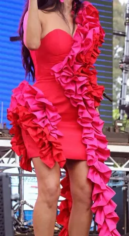 Eliya The Label Yazmine Mini Dress Red Size S / AU 8 / US 4 for rent on The Volte - image 2