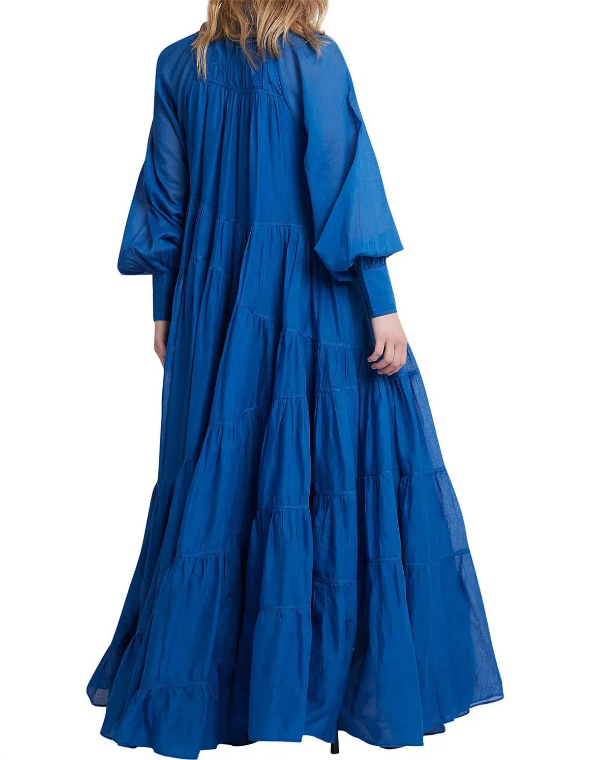 Aje Musing Smock Maxi Dress Blue Size 8 - Image 3