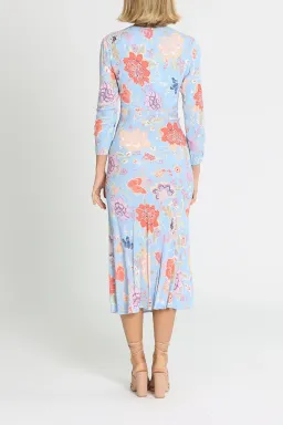 Rixo London Katie Button Down Midi Dress Floral Size 14 for rent on The Volte - image 3