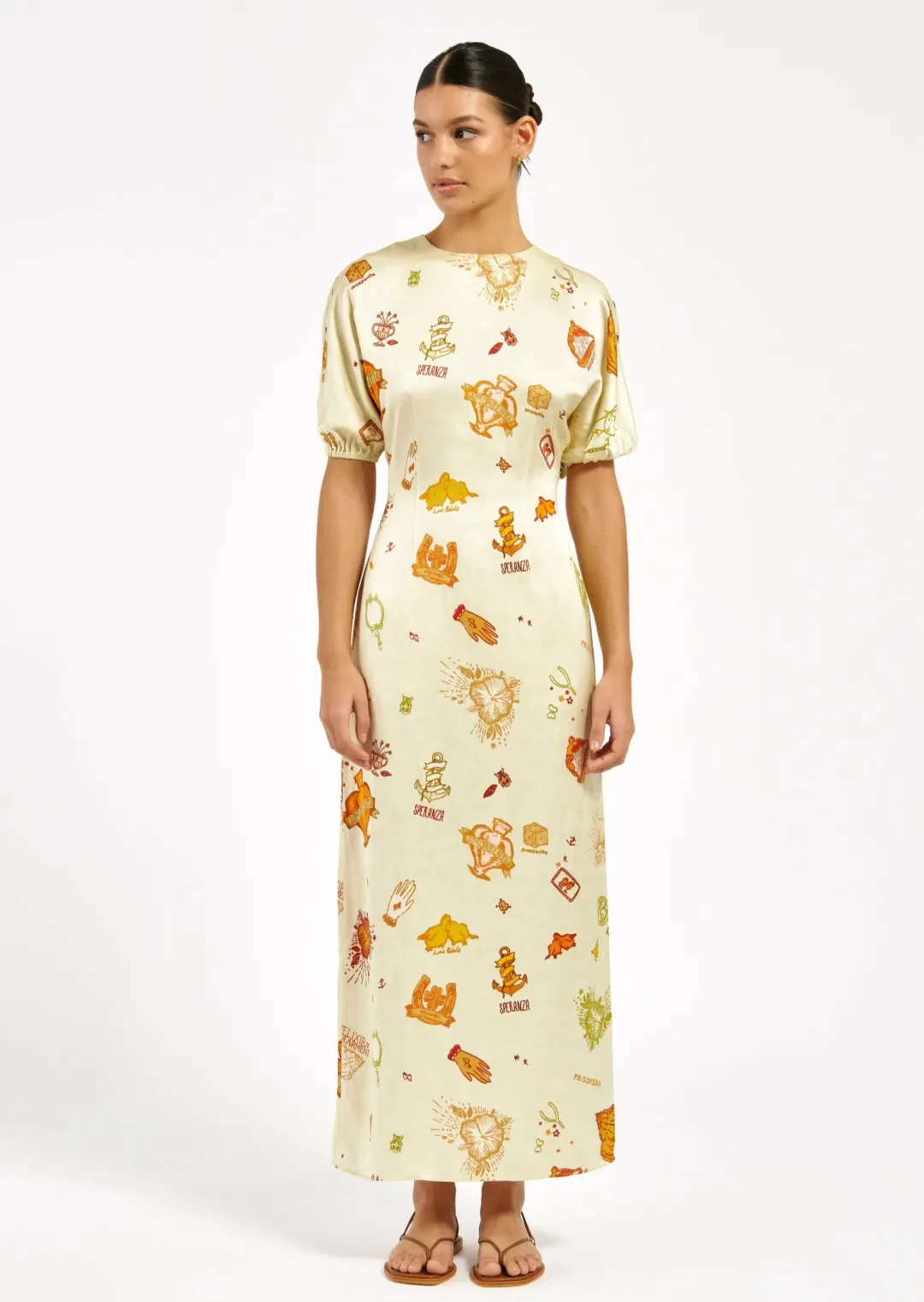 Roame Alma Dress In Fortuna Size 3 / AU 12 for rent on The Volte - main image