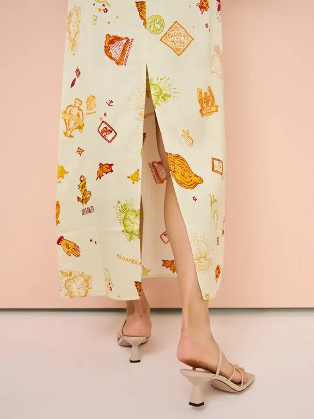 Roame Alma Dress In Fortuna Size 3 / AU 12 for rent on The Volte - main image