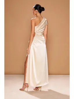 Sonya Moda Nour Ocean Pearl Dress Cream Size AU 8 for rent on The Volte - image 3