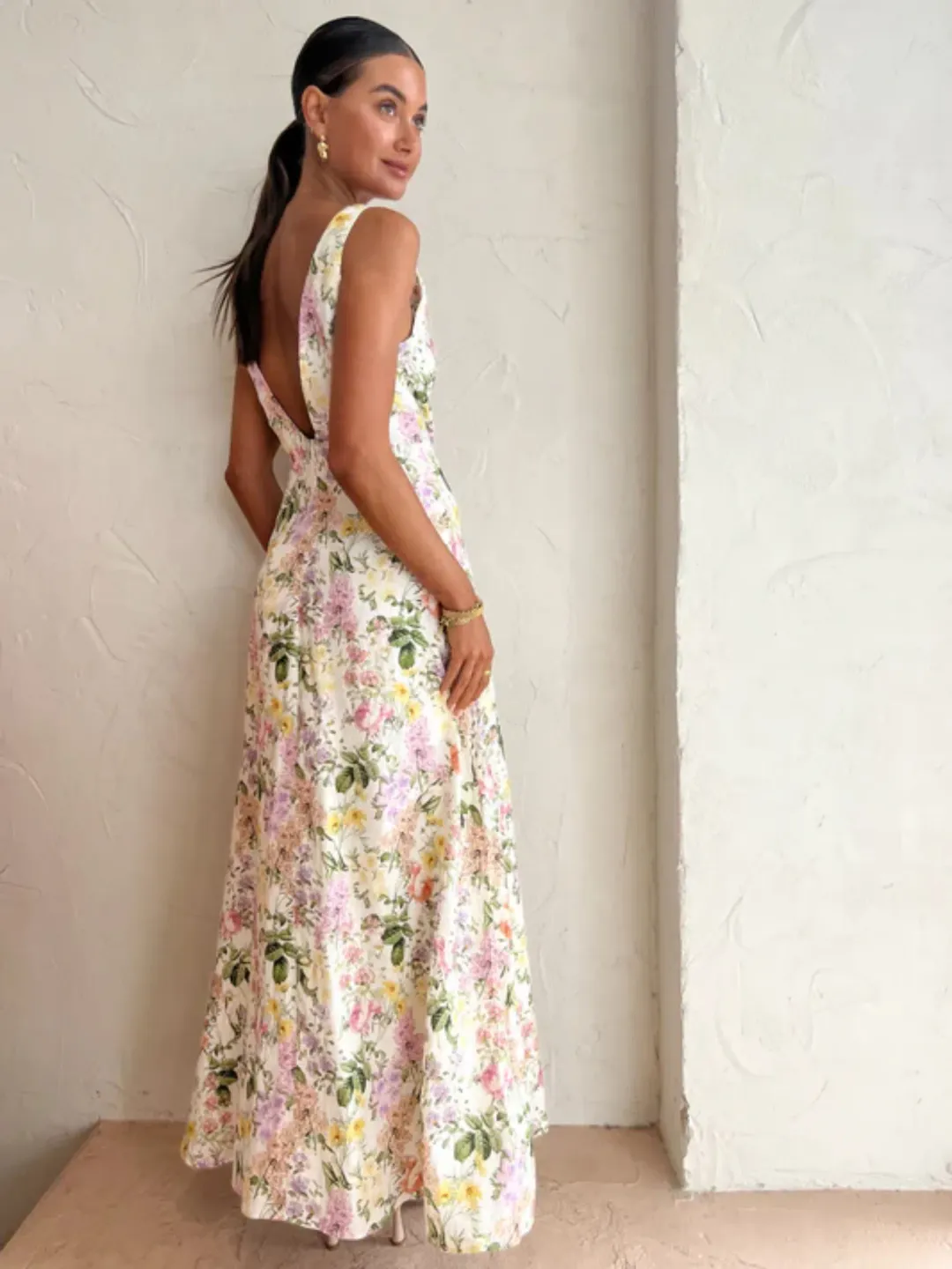 Issy Blue Skies Dress In Spring Size AU 12 for rent on The Volte - main image