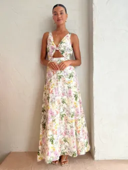 Issy Blue Skies Dress In Spring Size AU 12 for rent on The Volte - image 1