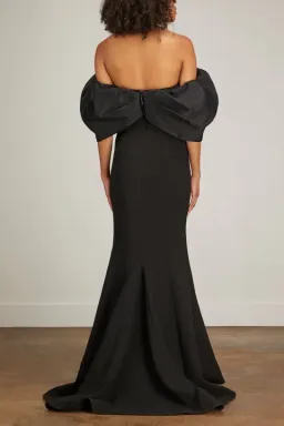 Rachel Gilbert Viola Gown Black Size 12 for rent on The Volte - image 3