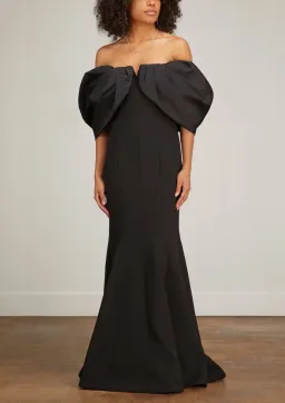 Rachel Gilbert Viola Gown Black Size 12 for rent on The Volte - image 1