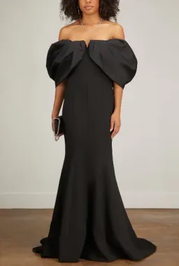 Rachel Gilbert Viola Gown Black Size 12 for rent on The Volte - image 2